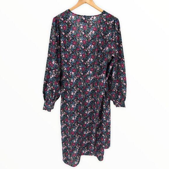 Fashion Union ASOS Wrap Midi Dress with Side Tie in Vintage Floral NWT - Picture 8 of 11